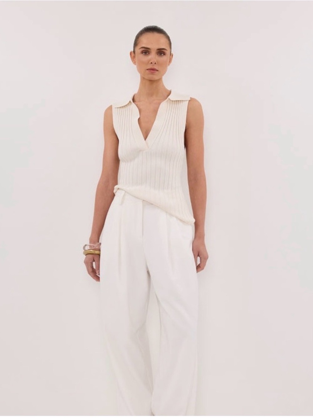 DISSH Hal Plaster Sleeveless Knit Top